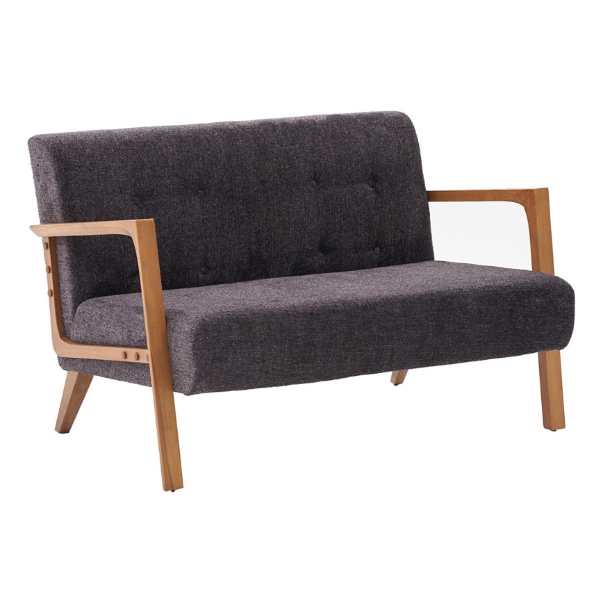 Dvoumístná pohovka TUMI antracit