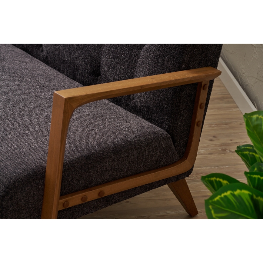 Dvoumístná pohovka TUMI antracit