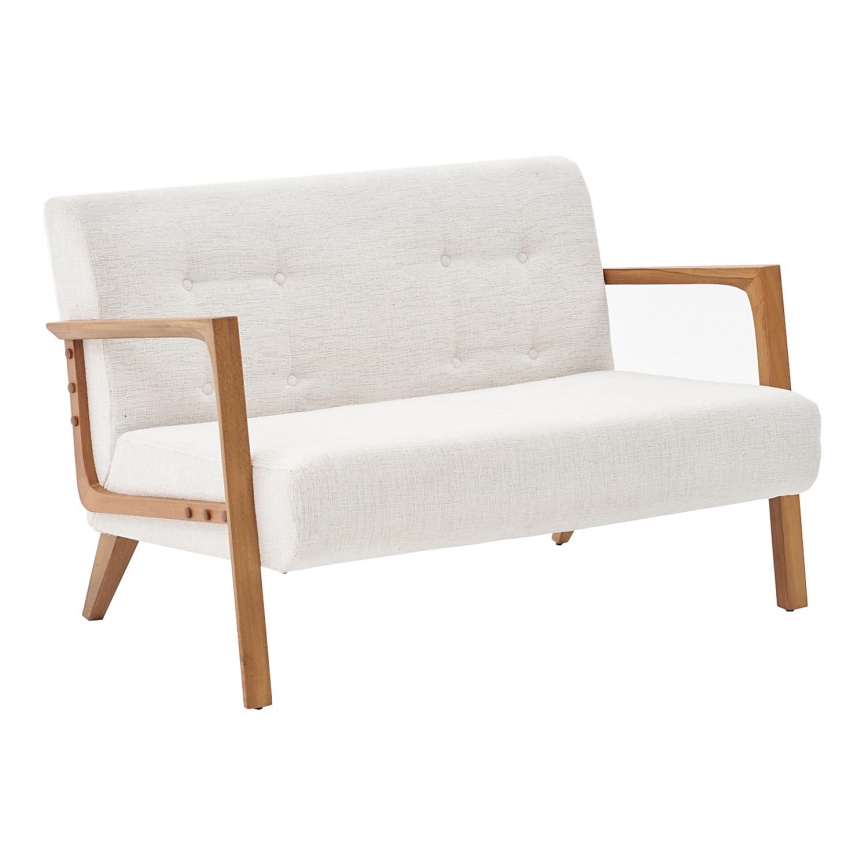 Dvoumístná pohovka TUMI krémová