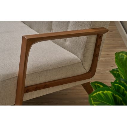 Dvoumístná pohovka TUMI krémová