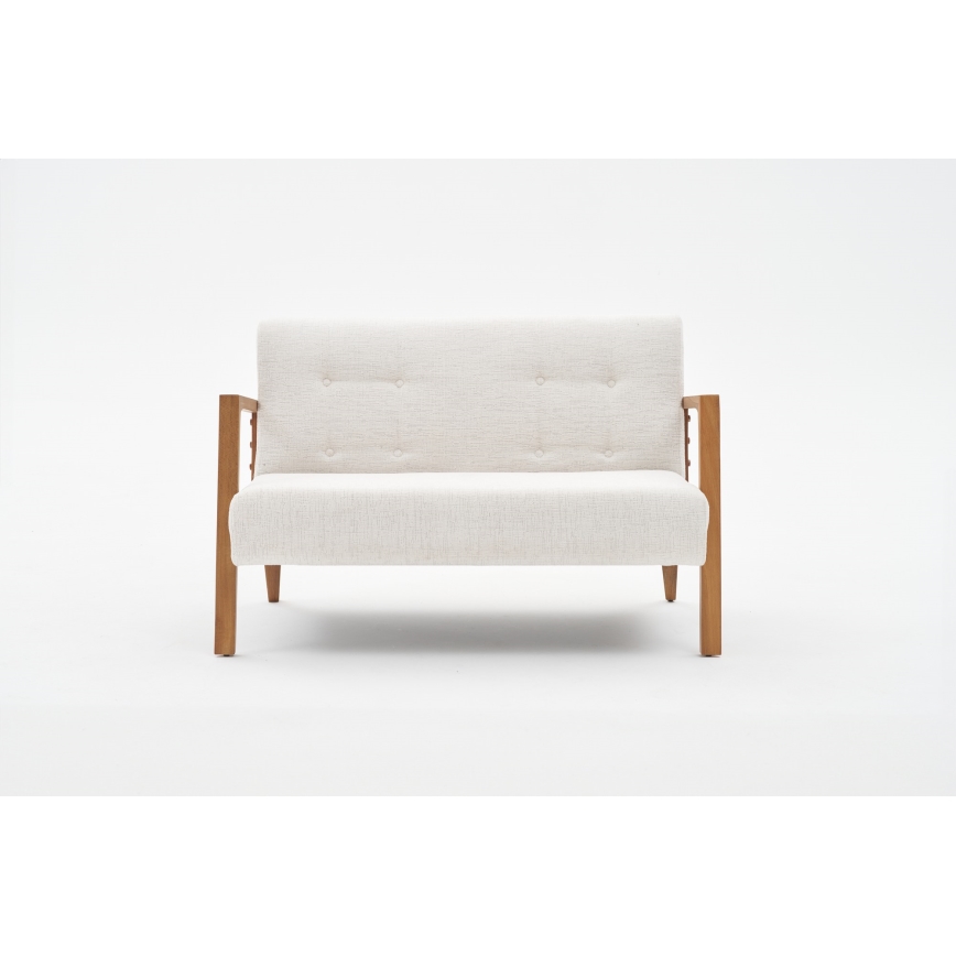 Dvoumístná pohovka TUMI krémová