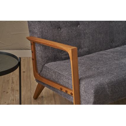 Dvoumístná pohovka TUMI šedá