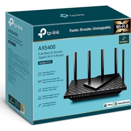 Dvoupásmový gigabitový WiFi 6 router
