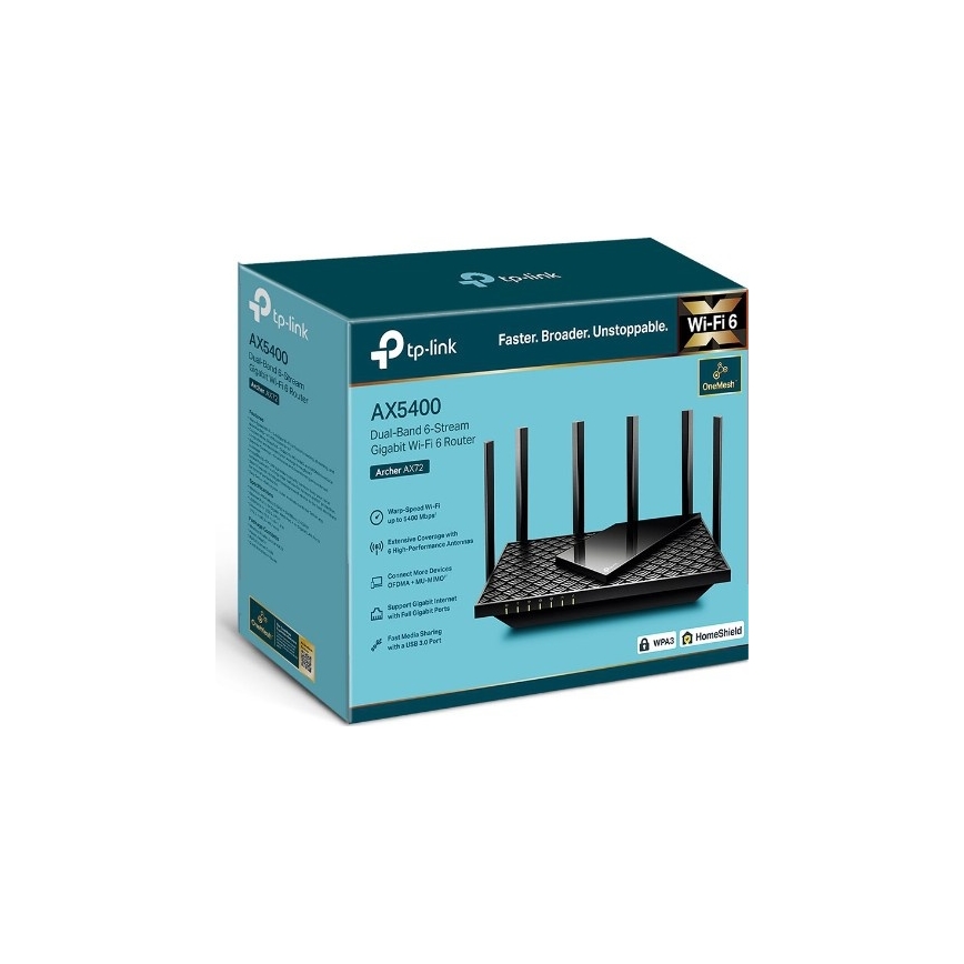 Dvoupásmový gigabitový WiFi 6 router