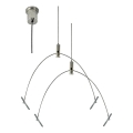 e2 elektro - Sada závěsných lanek 150 cm lesklý chrom