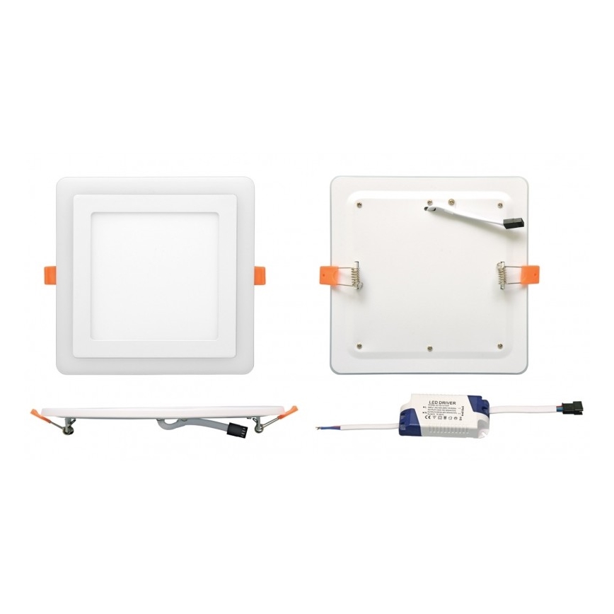 LED Podhledové svítidlo DUO LED/12W/230V + LED/4W