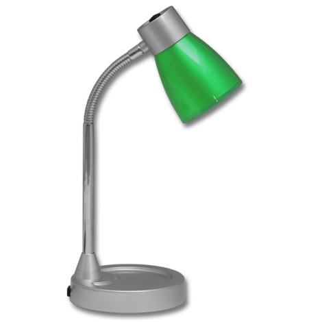 Ecolite L2705-ZEL - Stolní lampa TINA 1xE14/25W/230V zelená