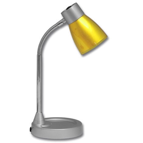 Ecolite L2705-ZLU - Stolní lampa TINA 1xE14/25W/230V žlutá