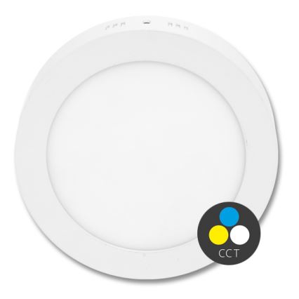 LED Stropní svítidlo LADA LED/18W/230V 3000/4000/6000K pr. 22 cm bílá