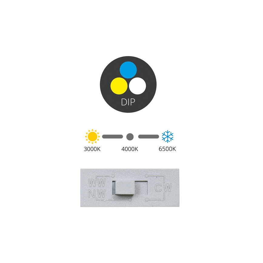 LED Podhledové svítidlo TINA LED/36W/230V 3000/4000/6500K pr. 22 cm bílá