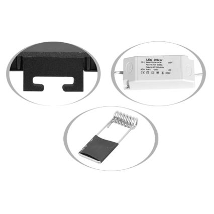 LED Koupelnové podhledové svítidlo LADA LED/18W/230V 3000/4000/6000K pr. 22 cm IP44 bílá