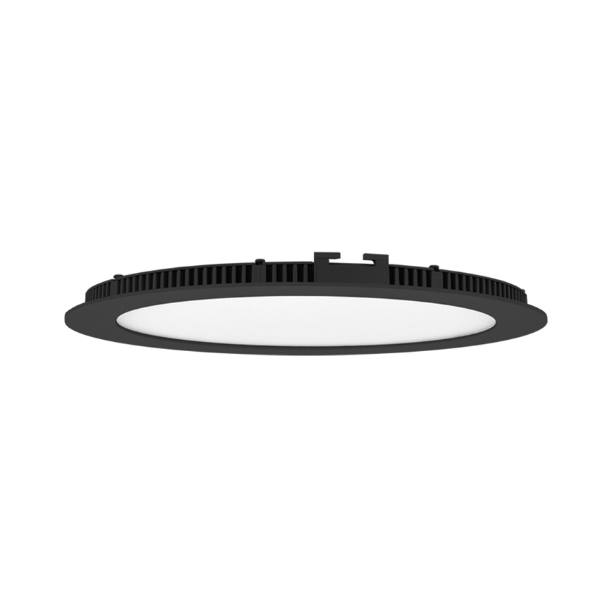LED Koupelnové podhledové svítidlo LADA LED/18W/230V 3000/4000/6000K pr. 22 cm IP44 černá