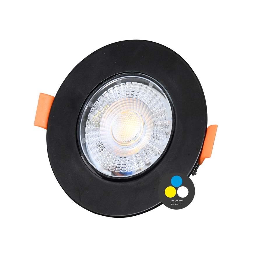 LED Stmívatelné podhledové svítidlo ZITA LED/3/5/7W/230V 3000/4000/6000K pr. 9 cm černá