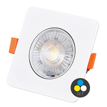 LED Stmívatelné podhledové svítidlo KENT LED/3/5/7W/230V 3000/4000/6000K 9x9 cm bílá