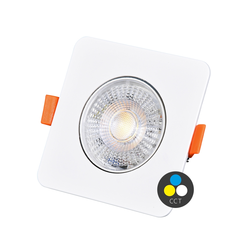 LED Stmívatelné podhledové svítidlo KENT LED/3/5/7W/230V 3000/4000/6000K 9x9 cm bílá