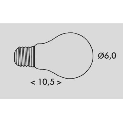 LED Žárovka RETRO A60 E27/2,3W/230V 3000K 485lm