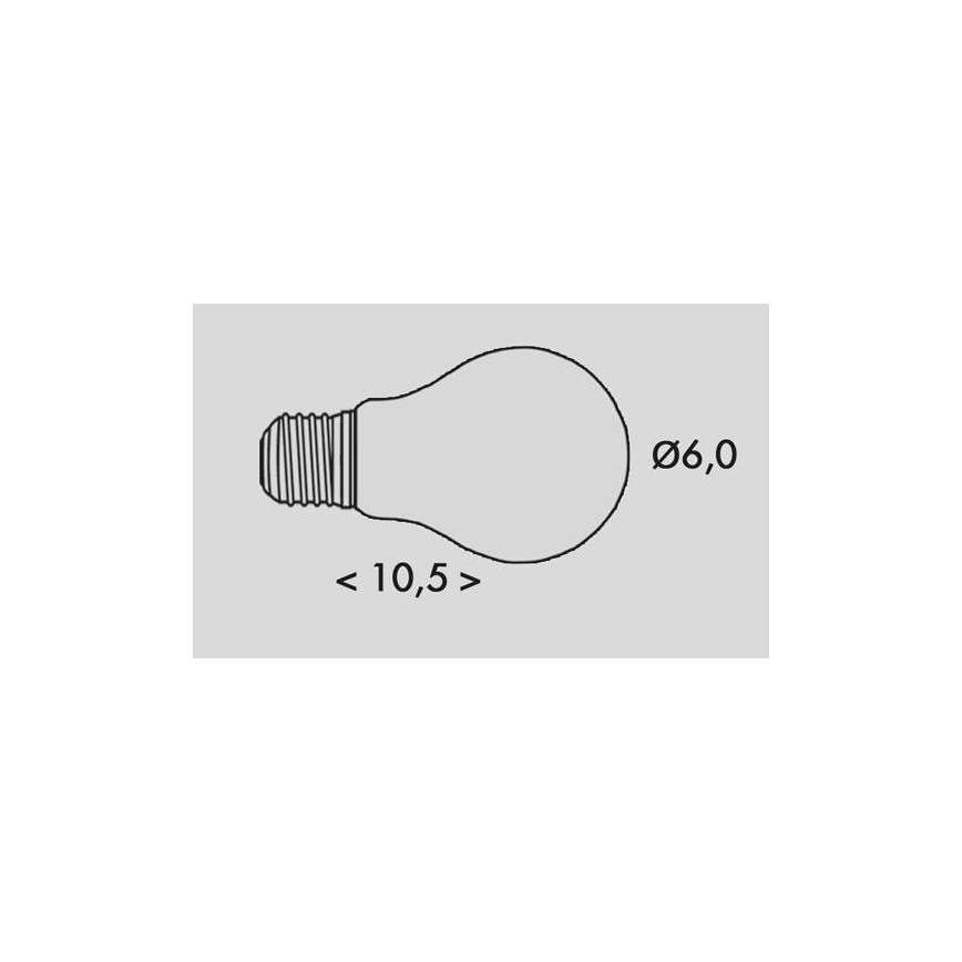 LED Žárovka RETRO A60 E27/5W/230V 3000K 1055lm