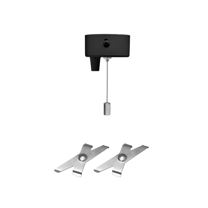 LED Stropní svítidlo DONAR LED/28W/230V 4000K 120 cm černá