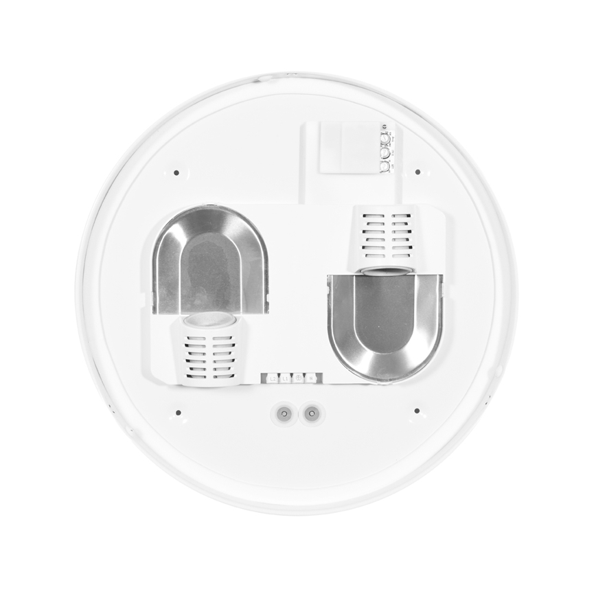 Venkovní stropní svítidlo se senzorem HECTOR 2xE27/60W/230V pr. 40 cm IP44 opál bílá