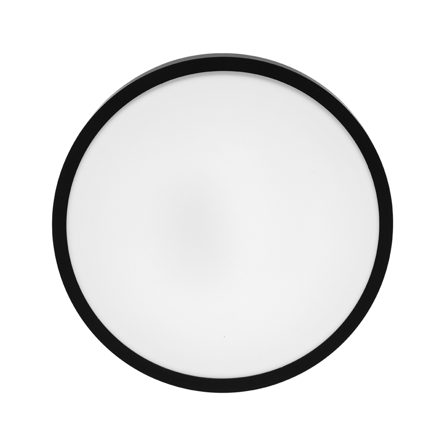 LED Koupelnové stropní svítidlo LIRA LED/18W/230V 4000K pr. 29,5 cm IP44 černá