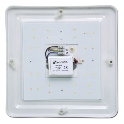 Ecolite WD002-11W/LED - LED Venkovní stropní svítidlo BELA LED/11W/230V IP44