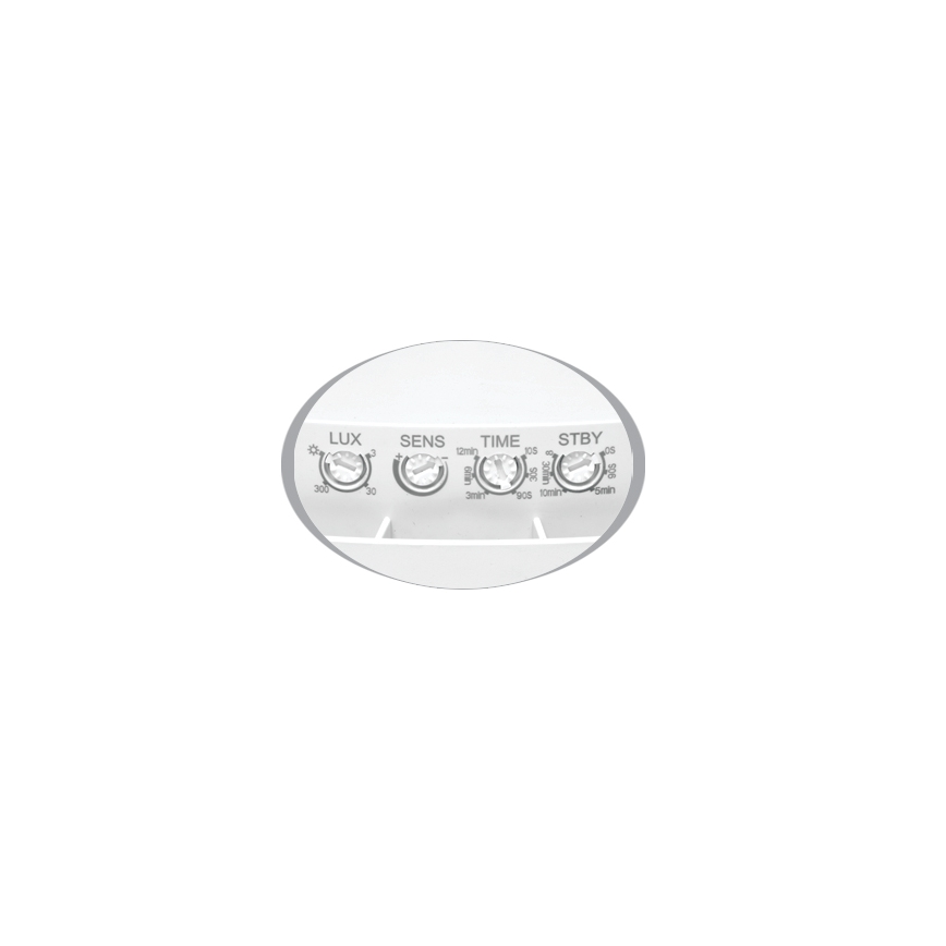 LED Venkovní stropní svítidlo se senzorem MOVA LED/16W/230V IP54