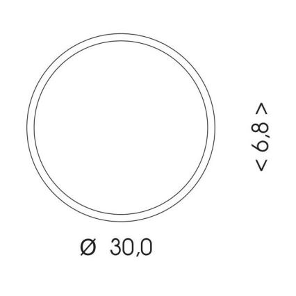 LED Venkovní stropní svítidlo MARTIN LED/15W/230V 3000/4000K pr. 30 cm IP65 bílá