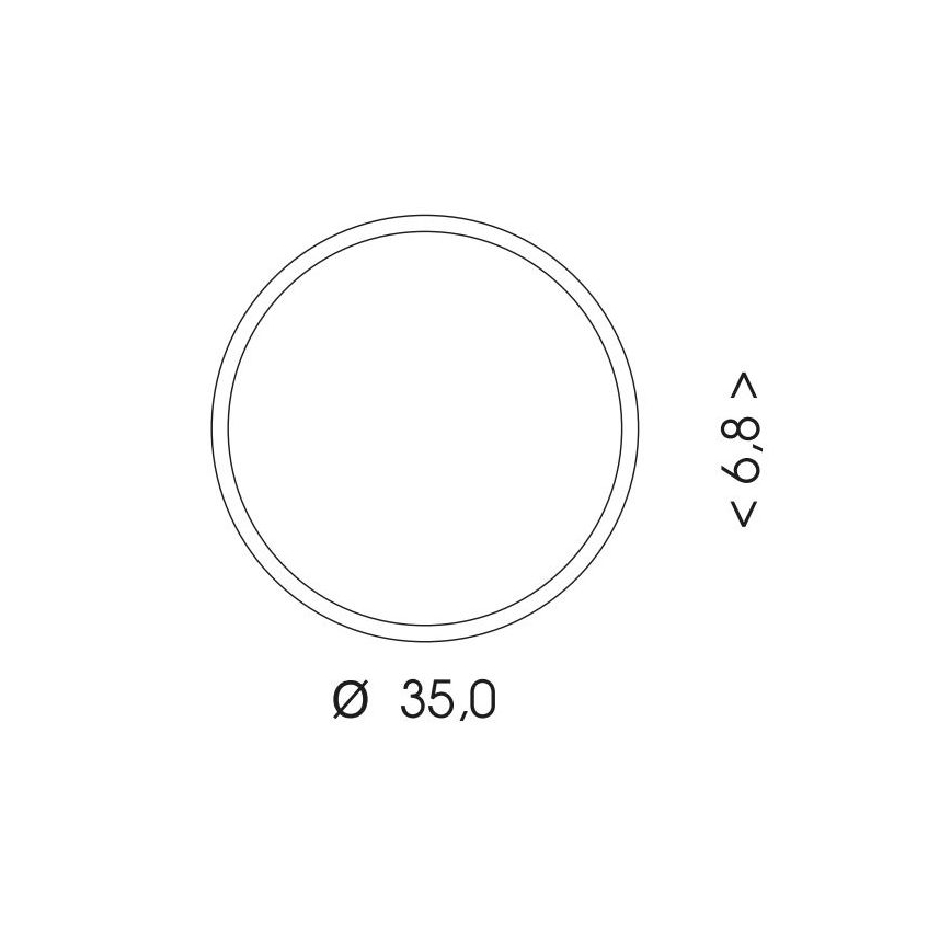 LED Venkovní stropní svítidlo MARTIN LED/25W/230V 3000/4000K pr. 35 cm IP65 bílá