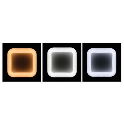 LED Stmívatelný lustr na lanku NEST LED/40W/230V 3000-6500K šedá + dálkové ovládání