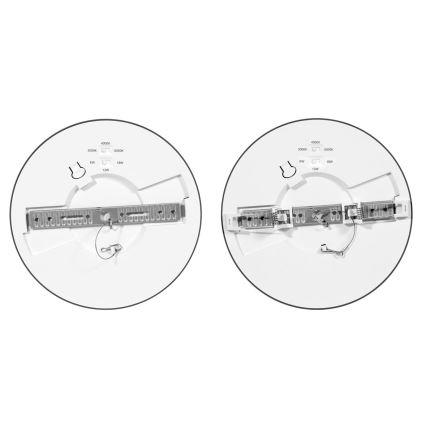 LED Stmívatelné podhledové svítidlo se senzorem LEXA LED/6/12/18W/230V 3000/4000/6000K pr. 22,5 cm černá