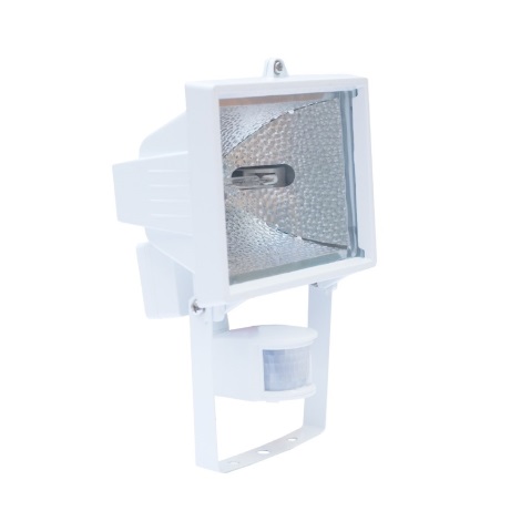 Ecolite XR6405-BI - Reflektor se senzorem R7s/500W/230V IP44 bílá