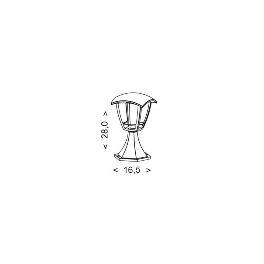 LED Venkovní lampa VERONA LED/8W/230V IP44