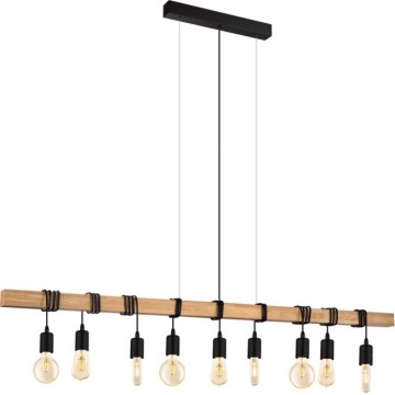 Eglo 182429 - Lustr na lanku TOWNSHEND 9xE27/60W/230V
