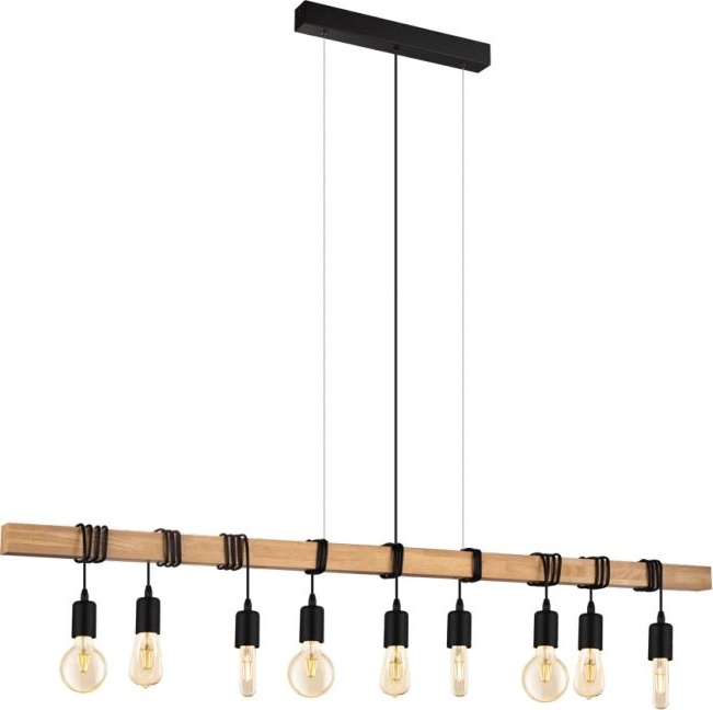 Eglo 182429 - Lustr na lanku TOWNSHEND 9xE27/60W/230V