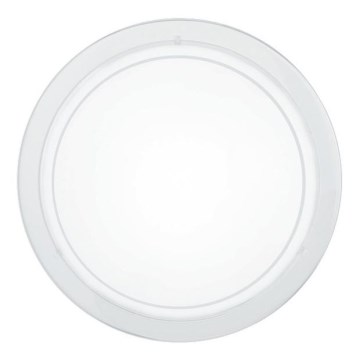 Eglo 18526 - Stropní svítidlo HUBAA 1xE27/60W/230V pr. 29 cm bílá