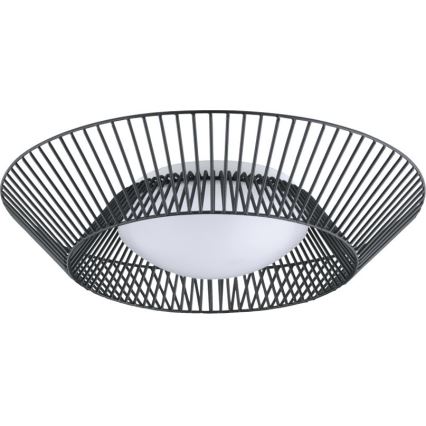 Eglo 200842 - LED Stropní svítidlo PIASTRE LED/8,2W/230V pr. 39 cm černá