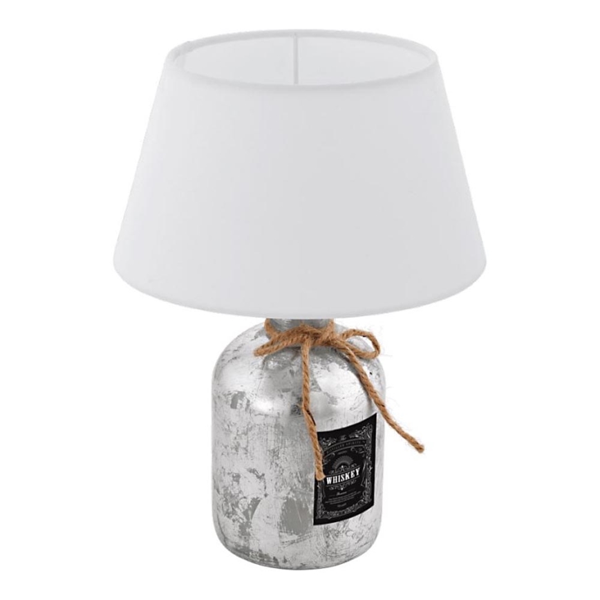 Eglo 202115 - Stolní lampa MOJADA 1xE27/40W/230V bílá
