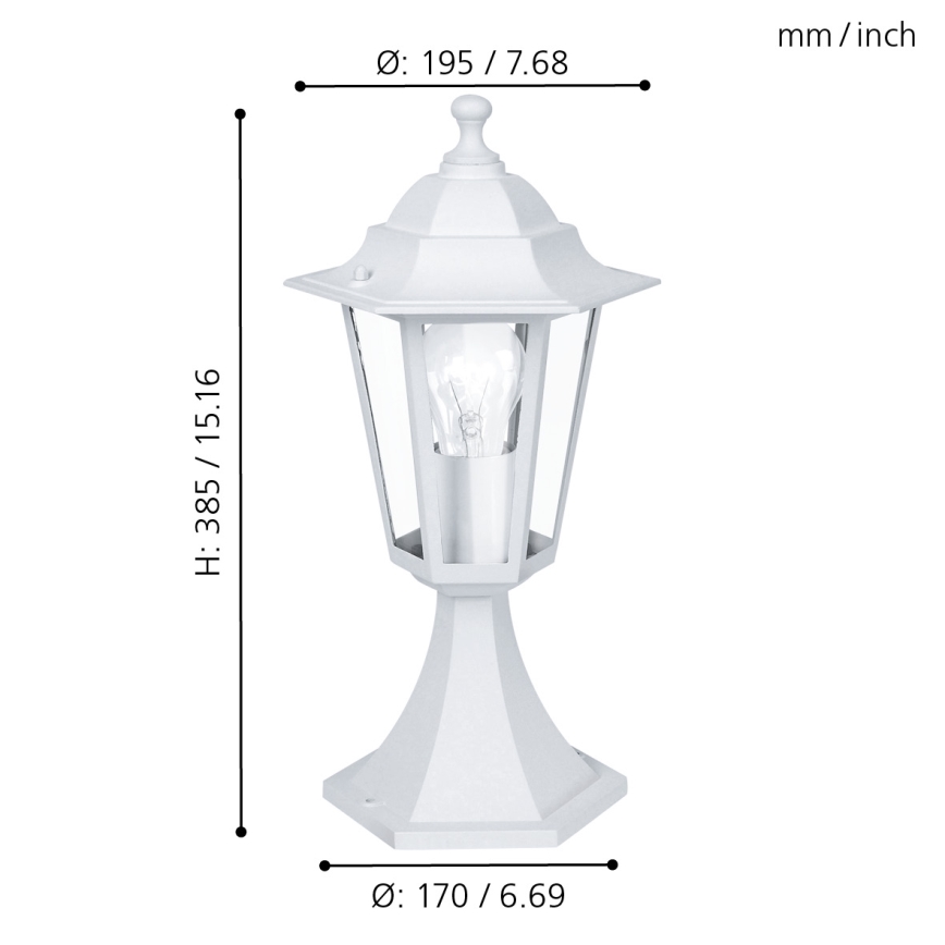 EGLO - Venkovní lampa 1xE27/60W
