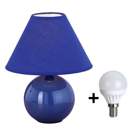 Eglo 23872 - LED Stolní lampa TINA 1xE14/5W/230V modrá