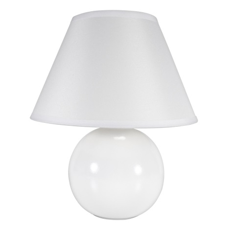 Eglo 23873 - Stolní lampa TINA 1xE14/40W/230V bílá
