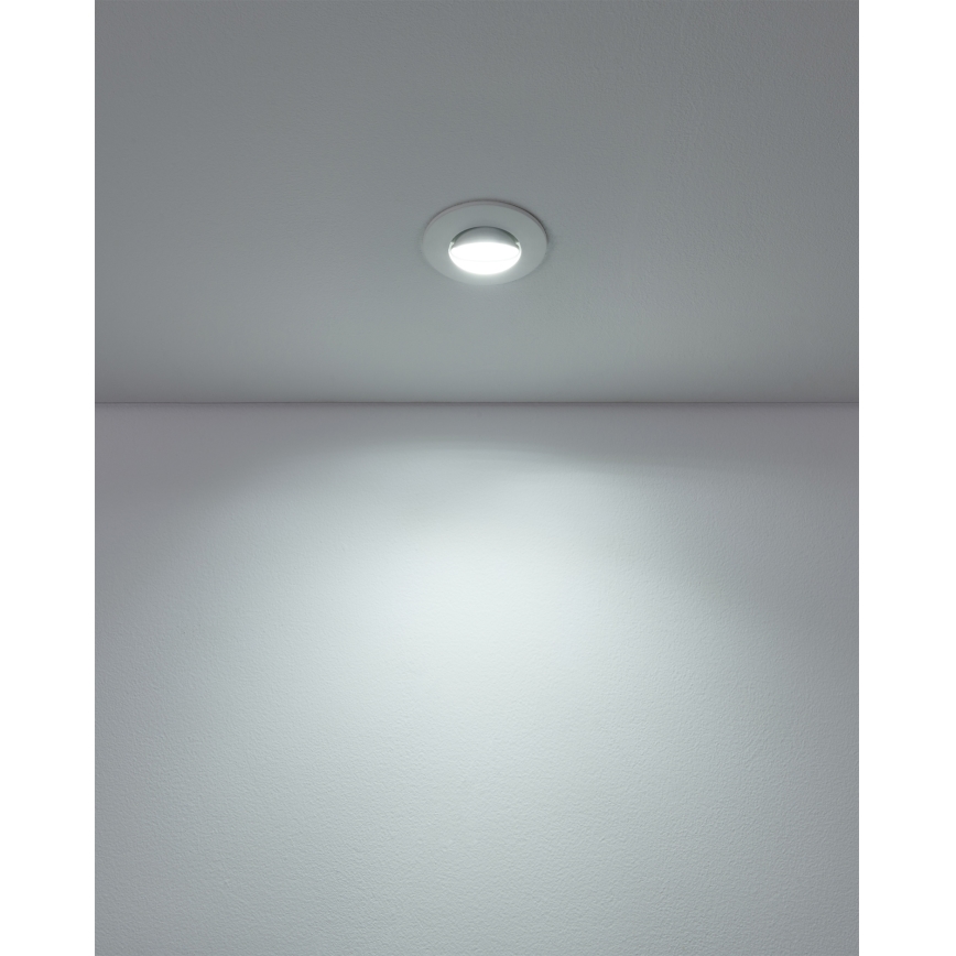 Eglo - SADA 3xLED Podhledové svítidlo LED/4,9W/230V 2700/4000/6500K pr. 9 cm bílá