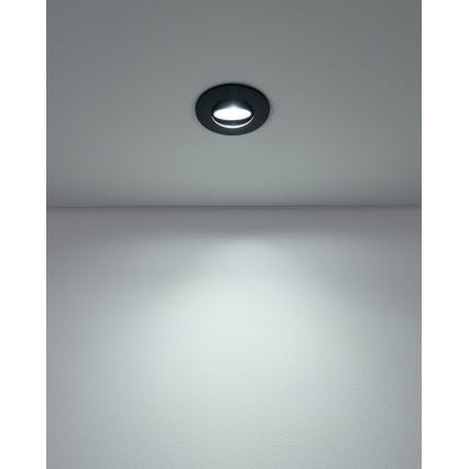 Eglo - SADA 3xLED Podhledové svítidlo LED/4,9W/230V 2700/4000/6500K pr. 9 cm černá
