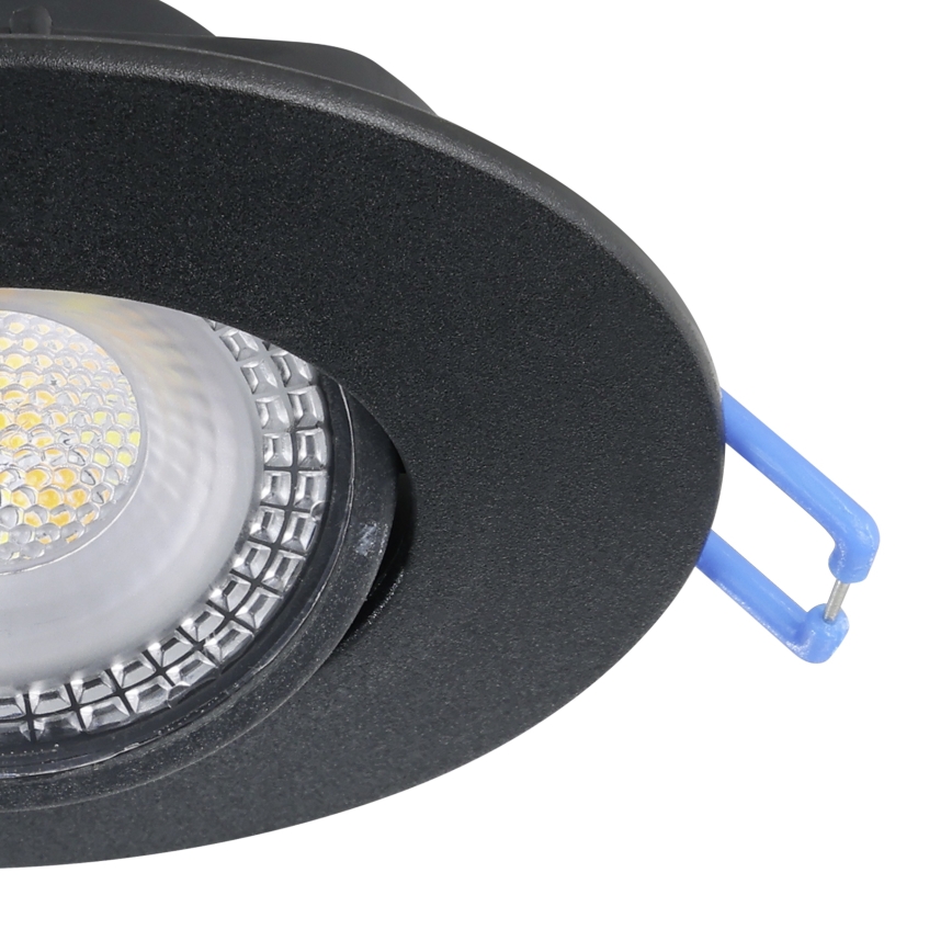 Eglo - SADA 7xLED Podhledové svítidlo LED/4,9W/230V 2700/4000/6500K pr. 9 cm černá