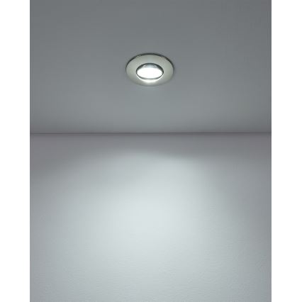 Eglo - SADA 10xLED Podhledové svítidlo LED/4,9W/230V 2700/4000/6500K pr. 9 cm matný chrom