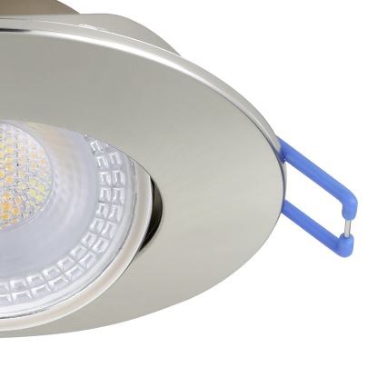 Eglo - SADA 10xLED Podhledové svítidlo LED/4,9W/230V 2700/4000/6500K pr. 9 cm matný chrom