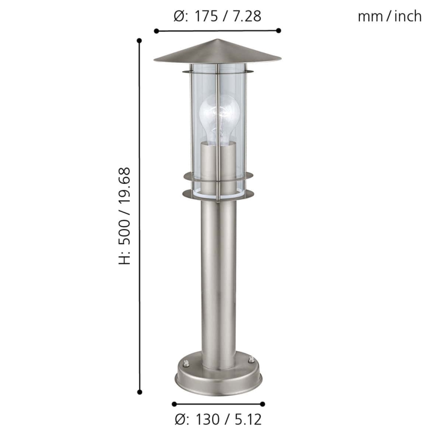 Eglo - Venkovní lampa 1xE27/60W/230V IP44