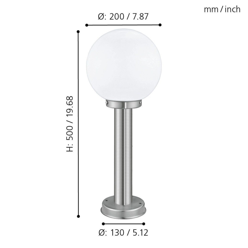 Eglo - Venkovní lampa 1xE27/60W/230V IP44