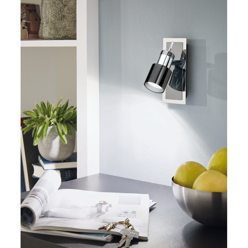 Eglo - LED bodové svítidlo 1xGU10/5W/230V černá