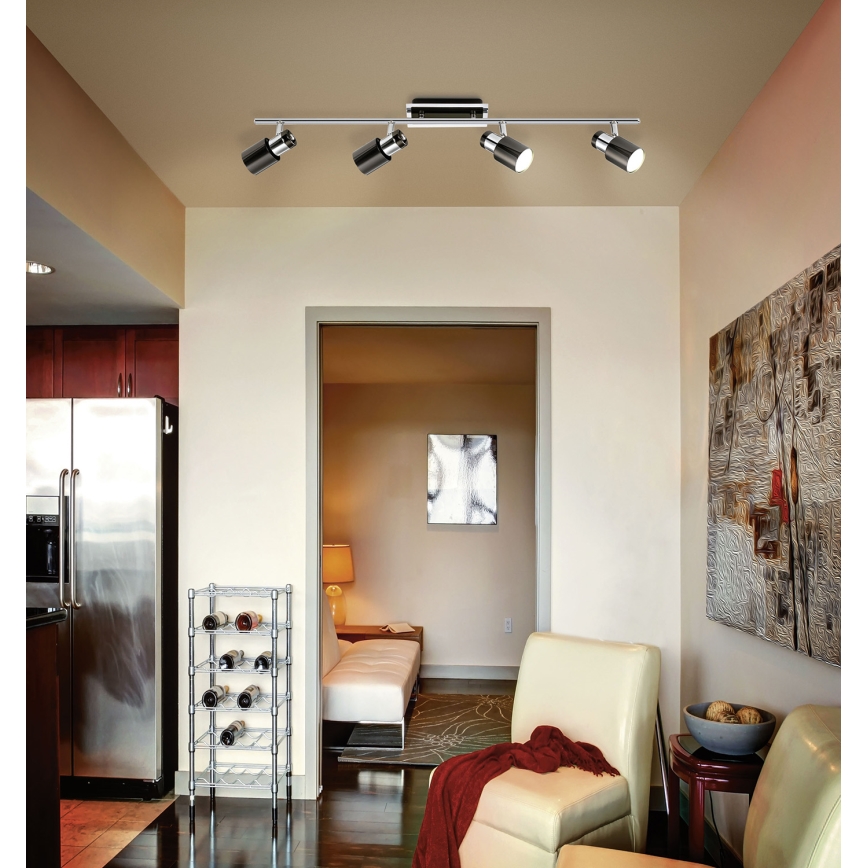 Eglo 30835 - LED bodové svítidlo DAVIDA 1 4xGU10/5W/230V