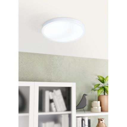 Eglo - LED Koupelnové stropní svítidlo LED/20,5W/230V IP44 bílá